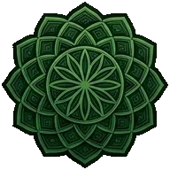 Heart chakra illustration