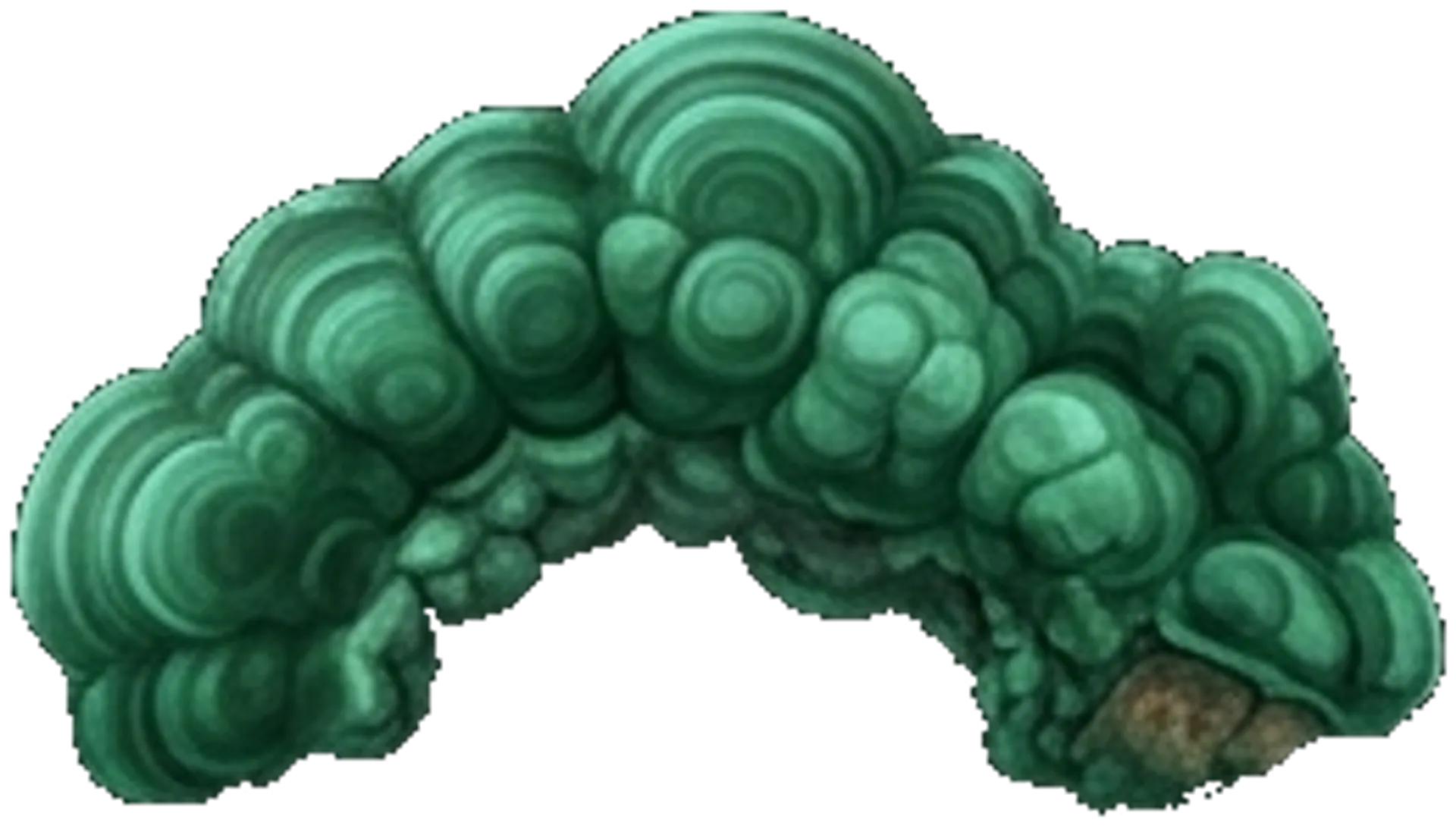 Malachite crystal