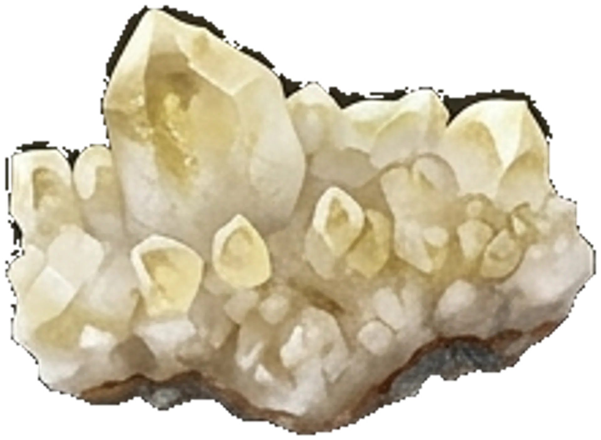 Yellow Calcite crystal