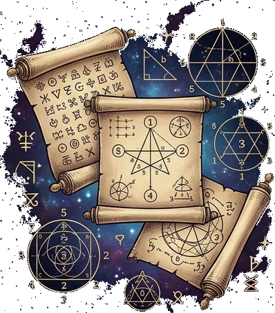 History of numerology illustration