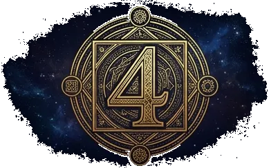 Number 4 meaning illustration
