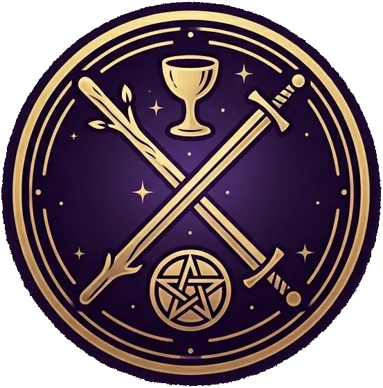 Tarot deck structure illustration